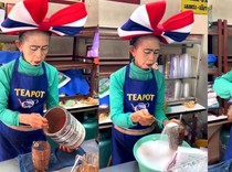 S3 Marketing! Penjual Es Legendaris Nyentrik Ini Sukses Hibur Pelanggan