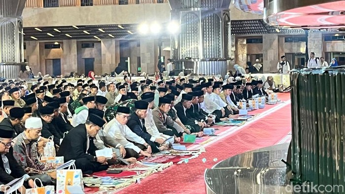 Presiden Prabowo hadiri acara Maulid Nabi di Masjid Istiqlal