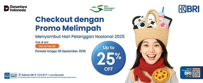 Promo BRI hadir spesial menyambut Hari Pelanggan Nasional 2025.