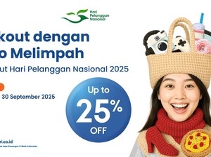 Hari Pelanggan Nasional, Ada Promo BRI 25% Buat Pecinta Kuliner & Gadget