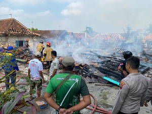2 Rumah di Ngawen Blora Ludes Terbakar