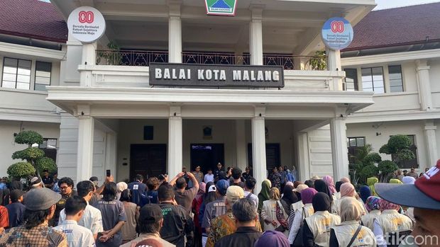 Sinergi Ngalam Mbois Guyub Damai di Balai Kota Malang.
