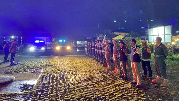 Sinergi TNI-Polri dan Satpol PP menjaga keamanan Kabupaten Kepulauan Meranti, Riau.