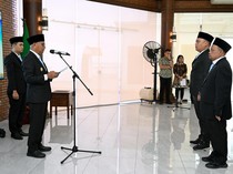 Lantik 2 Direktur BUMD Sumut, Wagubsu Surya Tekankan 5 Prinsip
