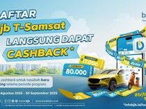 Bayar Pajak Kendaraan Jadi Mudah, Ada Cashback dari bjb T-Samsat Merdeka!