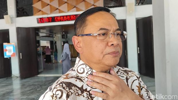 Bupati Pati, Sudewo ditemui di Masjid Agung Pati, Jumat (5/9/2025).