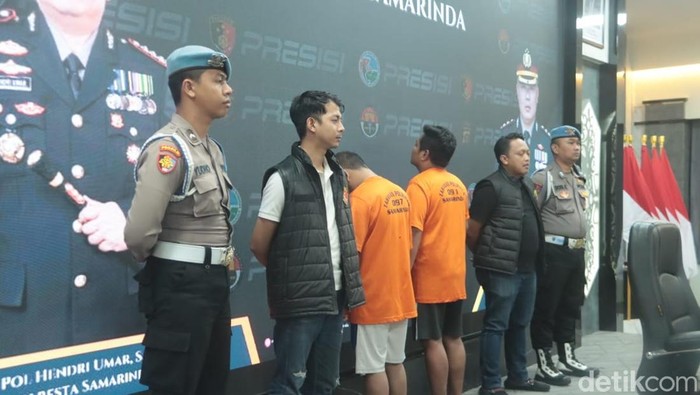 Dua aktor intelektual atau otak kasus bom molotov dalam aksi di Samarinda.