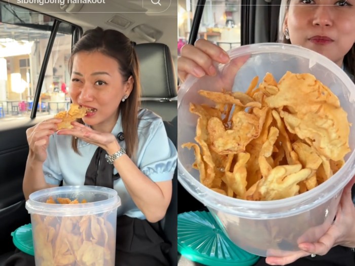 Food Vlogger Nanakoot Dikritik Usai Sebut Peyek Pinkan Mambo Keras.