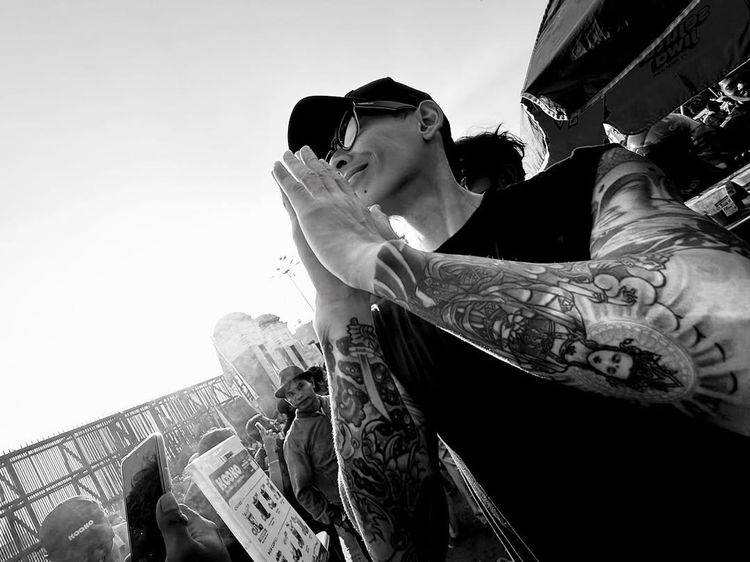 Ganindra Bimo Resah, Ikut Gabung dengan Massa di Depan DPR RI