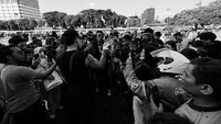 Kita gak akan berhenti bersuara, berisik, dan lainnya karena perjuangan gak akan berhenti, ungkapnya. Foto: Instagram @ganindrabimo