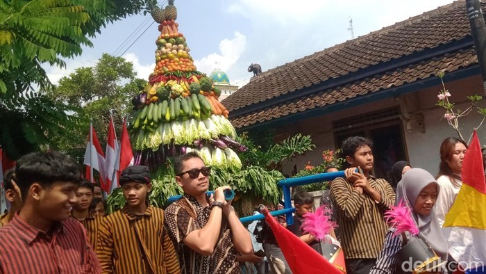 Perayaan Gerebeg Maulud Nabi di Dusun Pundungan, Desa Jonggrangan, Klaten Utara.