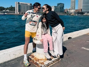 Cerita Coretan Istimewa Sepatu Ibnu Jamil di Sydney Marathon