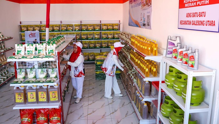 Ilustrasi koperasi merah putih