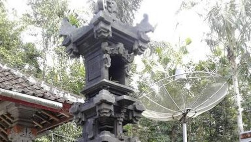 Ilustrasi sanggah penunggun karang di Bali. (Dok. Istimewa)