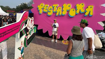 Kehadiran Satspam di Pestapora juga menjadi komitmen IM3 terkait solusi keamanan digital. Selain itu, dengan jaringan 5G yang stabil, ribuan penonton tetap bisa menikmati konektivitas prima tanpa terganggu nomor modus. Foto: Agus Tri Haryanto