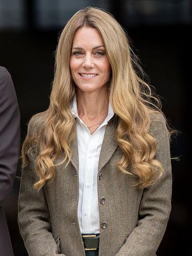 LONDON, ENGLAND - SEPTEMBER 04: Catherine, Princess of Wales during her visit to the newly renovated gardens Natural History Museum on September 04, 2025 in London, England. (Photo by Karwai Tang/WireImage)