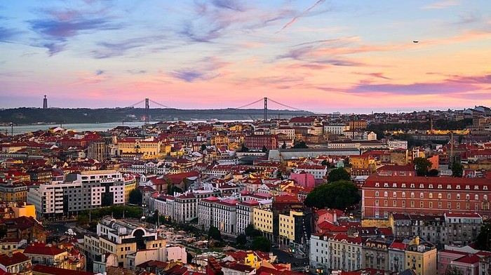 Kota Lisbon di Portugal