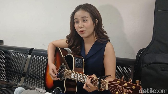 Mayang Lucyana ditemui di Jalan Kapten P Tendean, Jakarta Selatan, Kamis (4/9/2025).