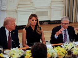 Momen Langka! Bos-bos Teknologi Dunia Kompak Puji Trump di Gedung Putih