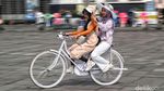 Ontel Warna-Warni Jadi Primadona Wisatawan di Kota Tua Jakarta