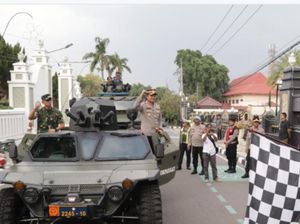 Patroli Skala Besar Libatkan Rantis di Magetan, Begini Pesan Kapolres