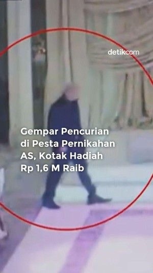 Video: Aksi Pencuri Kotak Hadiah Pernikahan Senilai Rp 1,6 M