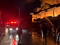 Korsleting Listrik Jadi Penyebab, 44 Kios di Pasar Inpres Ludes Dilalap Api