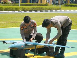 Polda Riau Turunkan Drone Pantau Aktivitas PETI di Sungai Kuantan