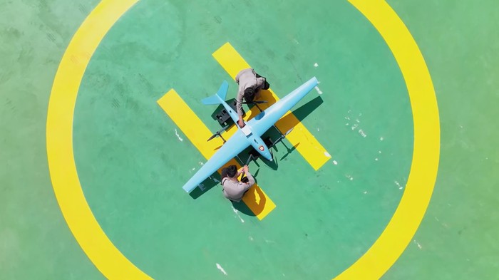 Polda Riau Luncurkan Drone Bantu Pencarian Korban Bencana di Sumbar