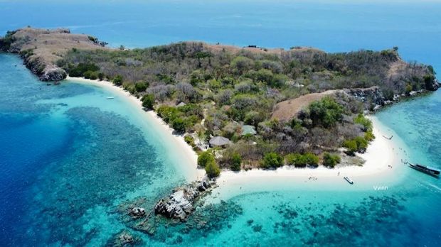 Pulau Bidadari di Labuan Bajo, NTT. (Tangkap Layar Google Maps/V Vinn/2024)