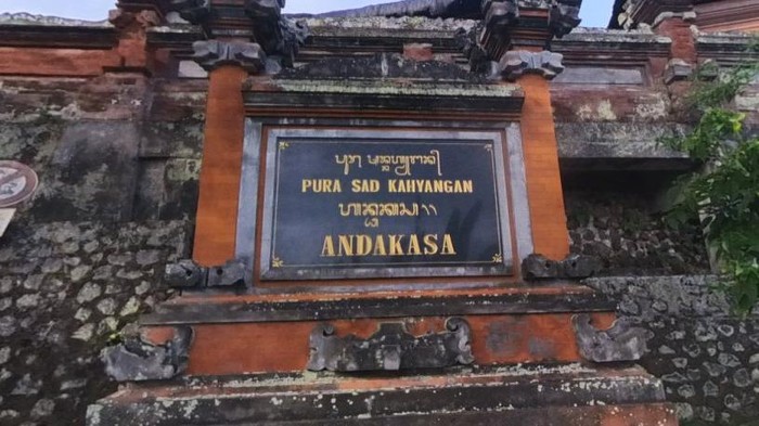 Pura Luhur Andakasa (Dok. BudayaBali-KadekYogadwi)