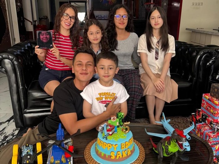 Sakalingga Ibra Pratama, anak Andhika Pratama dan Ussy ulang tahun ke-5.