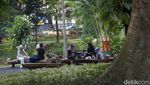 Suasana Tebet Eco Park Ramai Warga Nikmati Libur Maulid Nabi