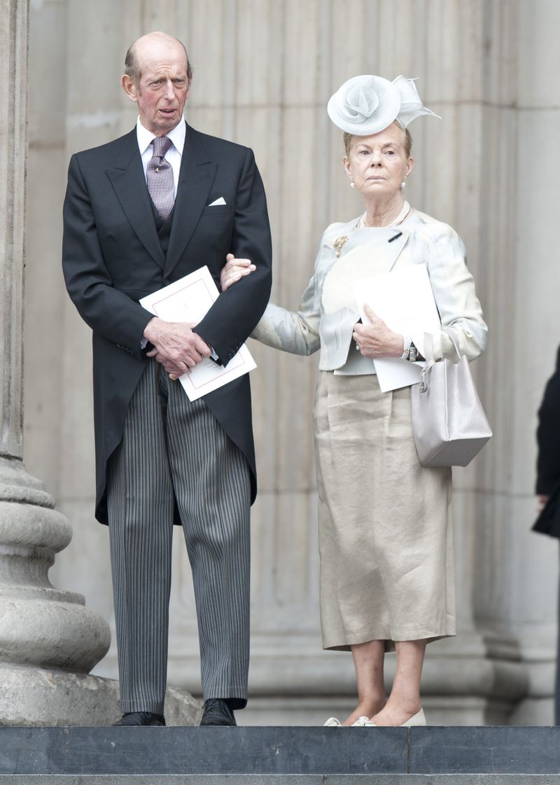 Duchess Of Kent Attending The Trooping The Colour Ceremony In London. (Photo by Mark Cuthbert/UK Press via Getty Images)