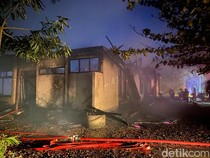 Gedung Pramuka di Bengkulu Terbakar, Dugaan Korsleting Listrik