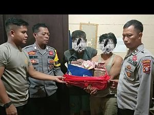 Kabur ke Hutan Usai Curi Uang Rp 1 M, 2 Pria di Kalteng Diciduk saat Kelaparan
