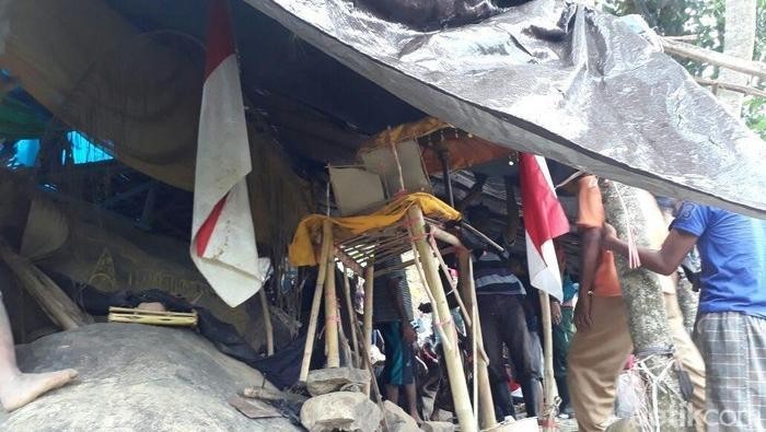 Lokasi penggalian harta karun Bung Karno di Jember.