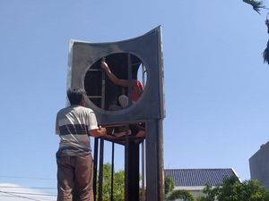 Bukan Dijarah, Kuningan Tugu Adipura Kencana Palembang Hilang Ternyata...
