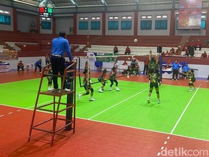 Voli Putri Karangasem Libas Jembrana 3-0 di Laga Pembuka Porprov Bali 2025
