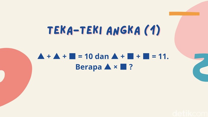 Tes Logika dengan Teka-teki Angka
