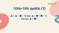 Coba perhatikan simbol-simbol ini, dan hitung berapa simbol akhirnya! Foto: Aida Adha Siregar/detikHealth