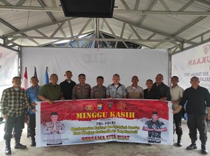 Polda Sulsel Terima Aspirasi Warga di Makassar Lewat Program Minggu Kasih