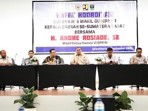 Andre Rosiade Rakor Bareng Gubernur dan Kepala Daerah Bahas Pembangunan Sumbar