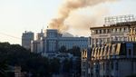 Asap Pekat Selimuti Kyiv Usai Serangan Drone dan Rudal Rusia