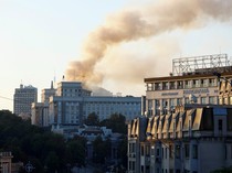 Video: Rusia Serang Kyiv, Kantor Pemerintahan Ukraina Terbakar!