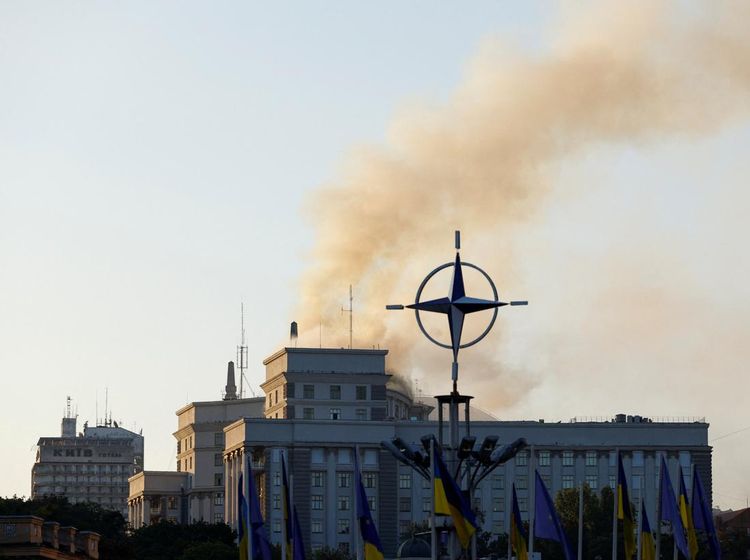 Asap Pekat Selimuti Kyiv Usai Serangan Drone dan Rudal Rusia