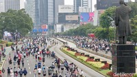 Kondisi ini menjadi pemandangan berbeda dibanding dua pekan lalu ketika Jakarta sempat diliputi situasi mencekam.