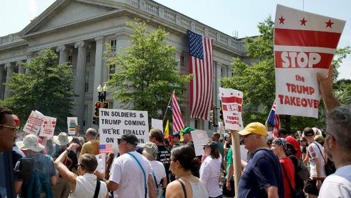 People participate in the 