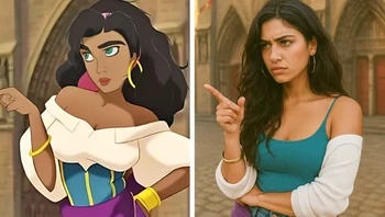 Esmeralda di film The Hunchback of Notre Dame. Foto: The Brighter Side News