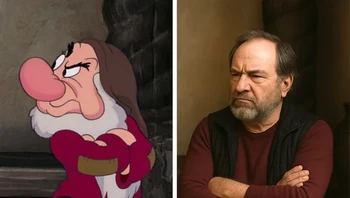 Grumpy di film Snow White and the Seven Dwarfs. Foto: The Brighter Side News